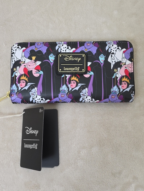 Loungefly Handbags - NWT Loungefly Disney Villains Zip Around Wallet Evil Queen Ursula Maleficent